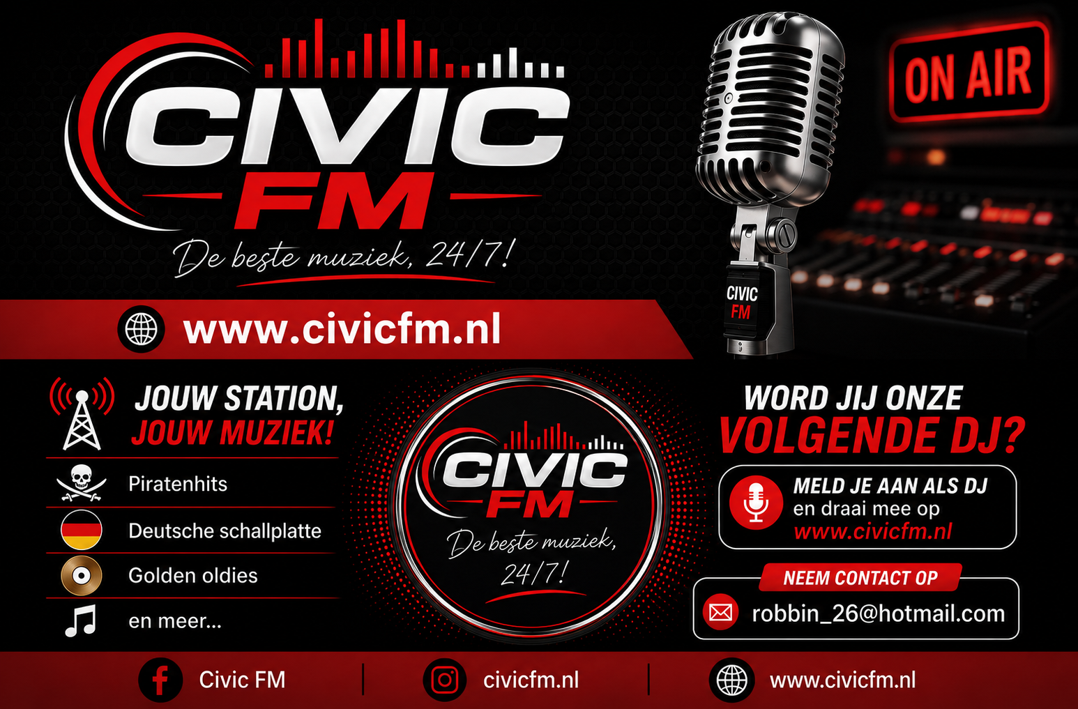 Foto van De civic Fm & Lady